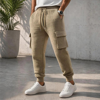 Janet Quilted Cargo Jogger Pants