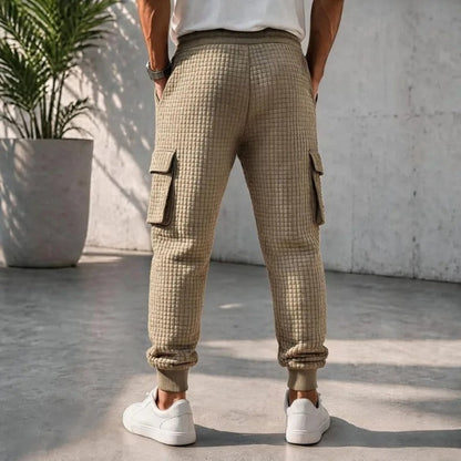 Janet Quilted Cargo Jogger Pants