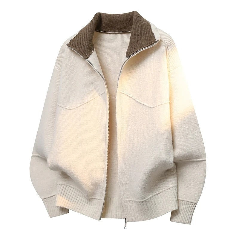 Jonas Relaxed Knit Zip Jacket