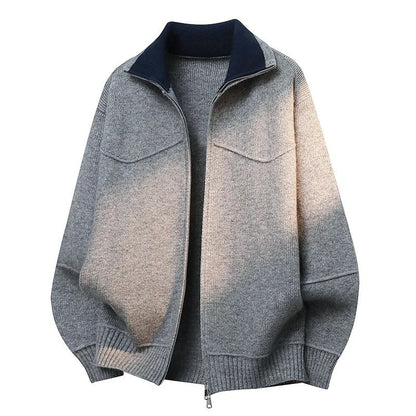 Jonas Relaxed Knit Zip Jacket
