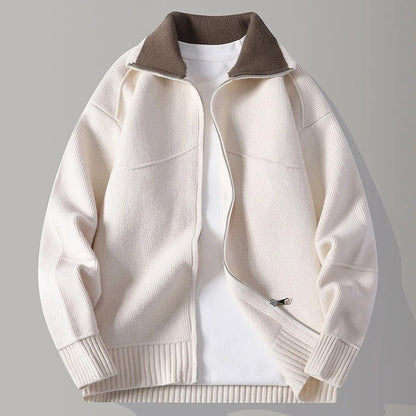 Jonas Relaxed Knit Zip Jacket