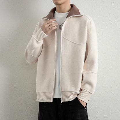 Jonas Relaxed Knit Zip Jacket