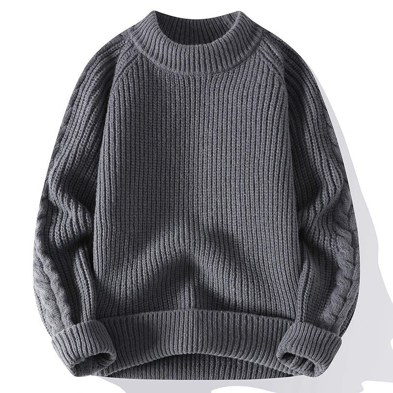 Juan Ribbed Knit Crewneck Sweater