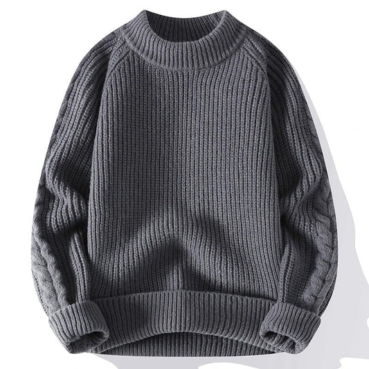 Juan Ribbed Knit Crewneck Sweater