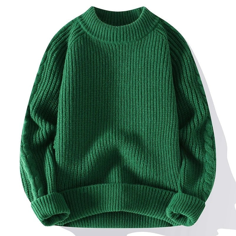 Juan Ribbed Knit Crewneck Sweater