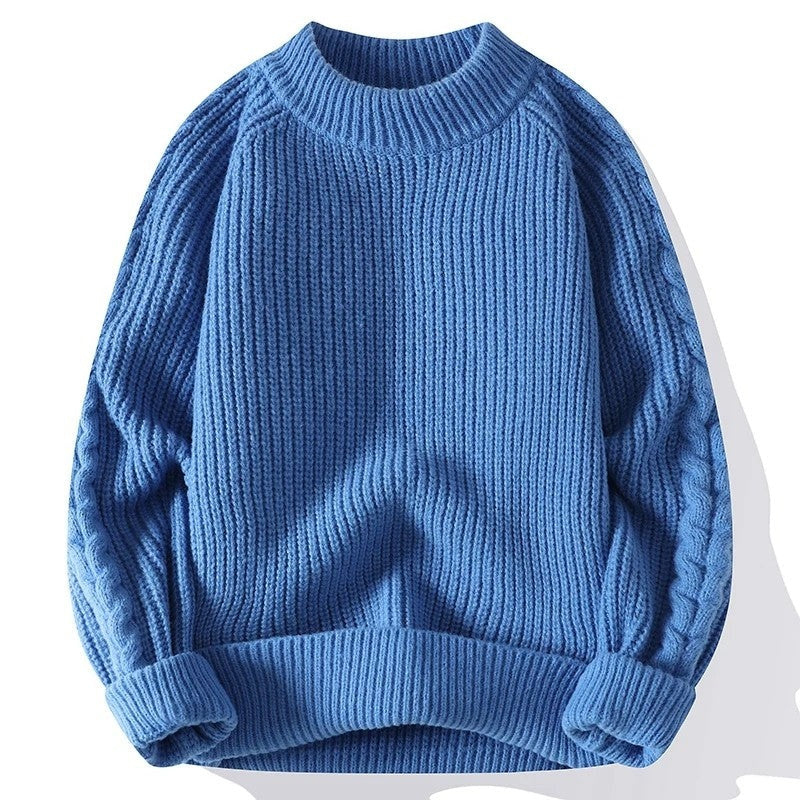 Juan Ribbed Knit Crewneck Sweater
