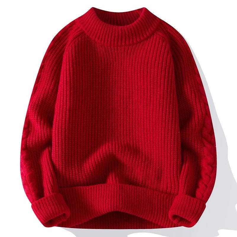 Juan Ribbed Knit Crewneck Sweater