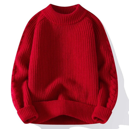 Juan Ribbed Knit Crewneck Sweater