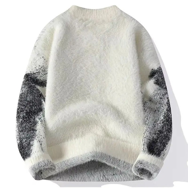 Lars Abstract Graphic Knit Sweater