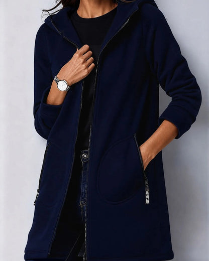 Lily Hooded Zip Fleece Jacket