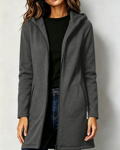 Lily Hooded Zip Fleece Jacket