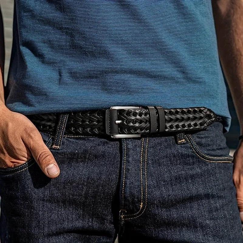 Logan Woven Stretch Braided Belt