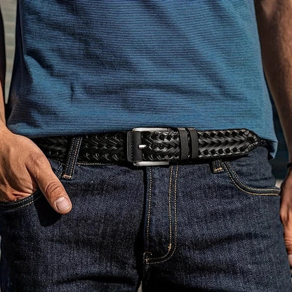 Logan Woven Stretch Braided Belt
