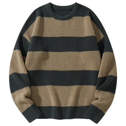 Luke Relaxed Stripe Knit Sweater
