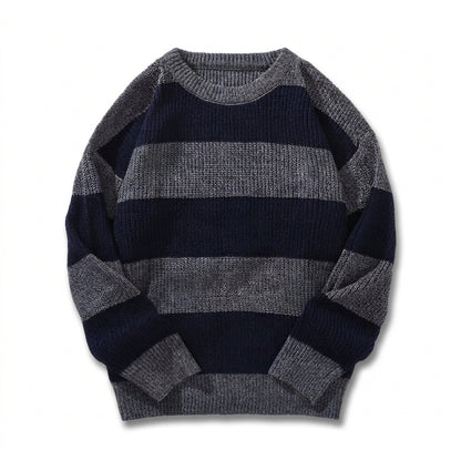 Luke Relaxed Stripe Knit Sweater