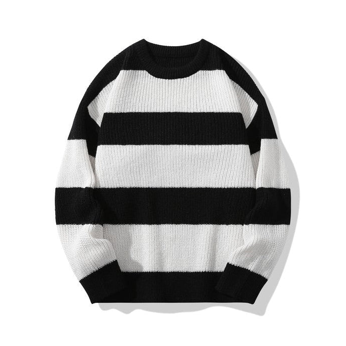 Luke Relaxed Stripe Knit Sweater