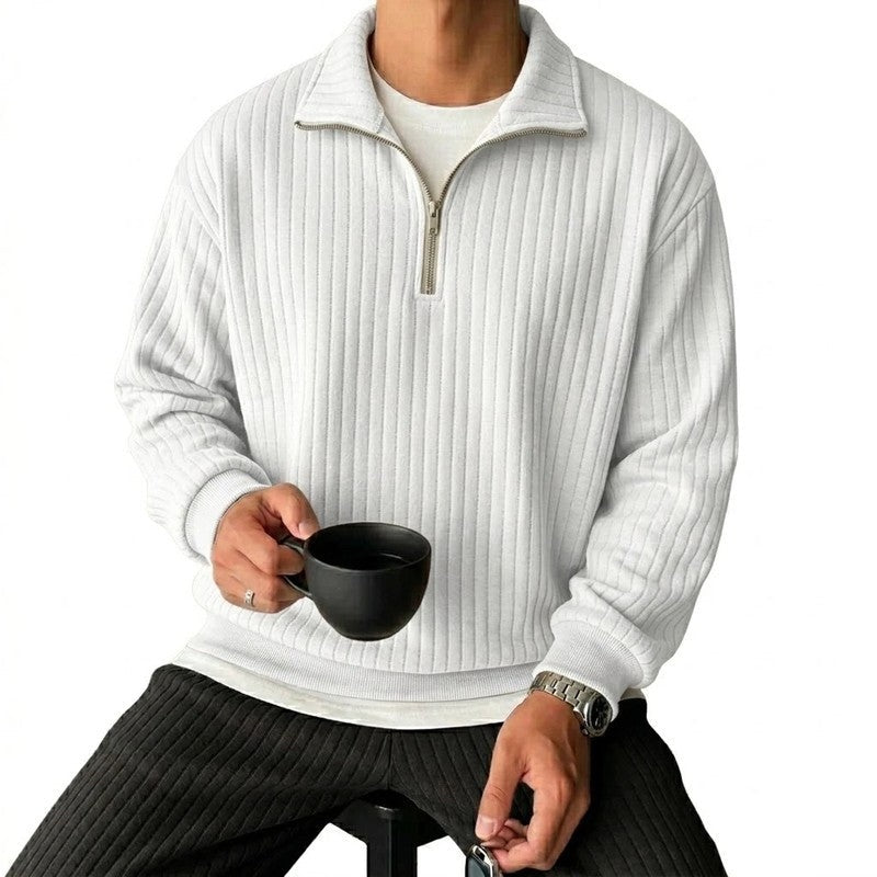 Mark Men's Ribbed Half-Zip Lounge Set