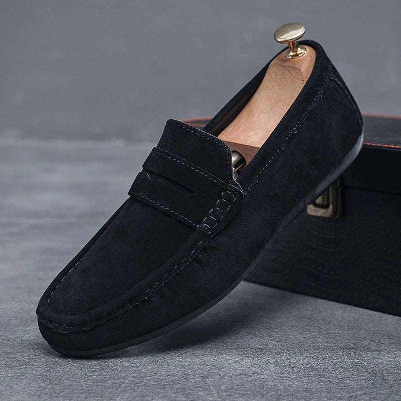 Maxwell Suede Penny Slip-On Loafer