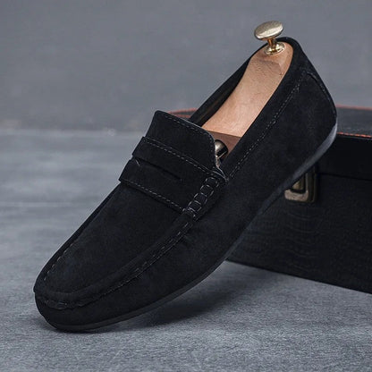 Maxwell Suede Penny Slip-On Loafer
