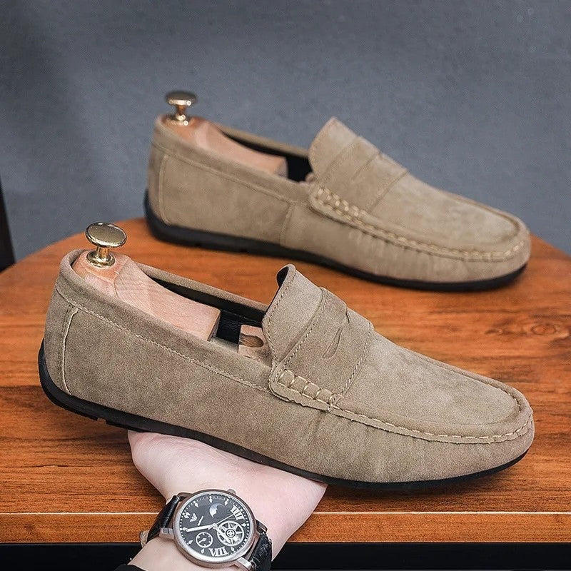 Maxwell Suede Penny Slip-On Loafer