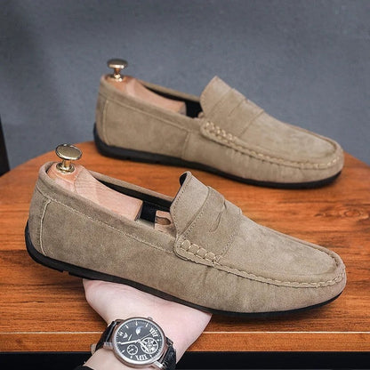 Maxwell Suede Penny Slip-On Loafer