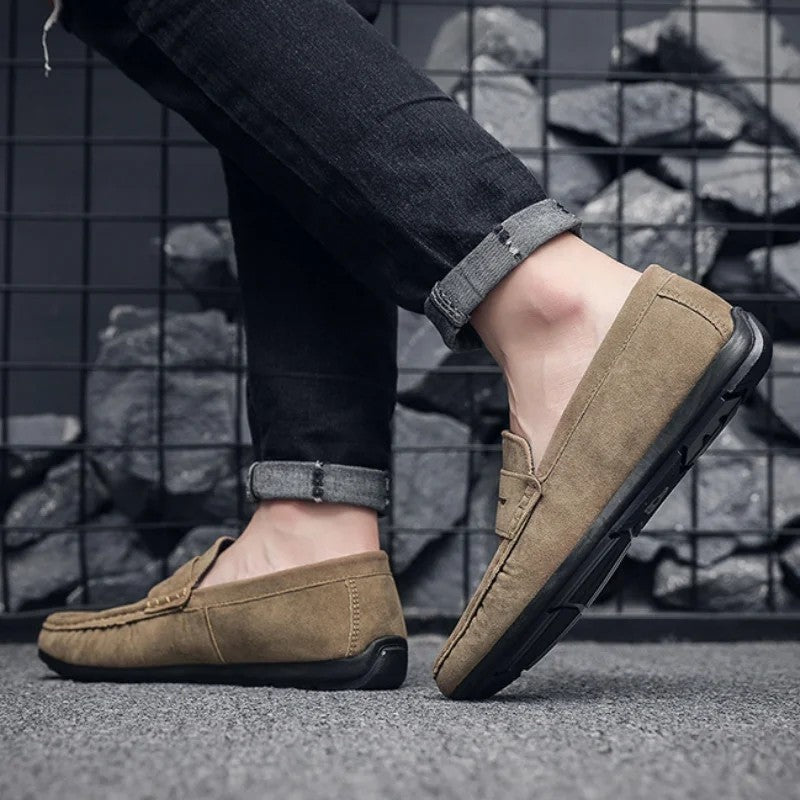 Maxwell Suede Penny Slip-On Loafer