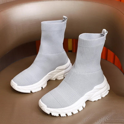 Melissa Chunky Knit Sock Sneaker Boot