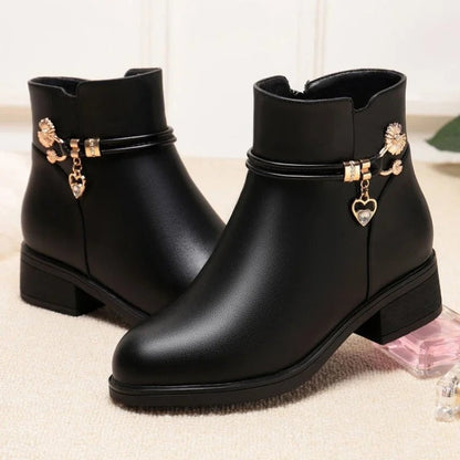 Mia Elegant Charm Detail Ankle Boots