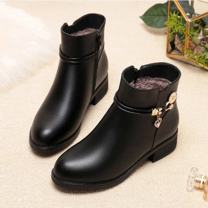 Mia Elegant Charm Detail Ankle Boots