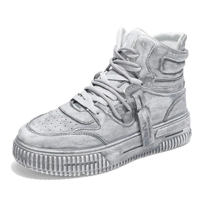 Miles Men's Distressed High-Top Street Sneaker