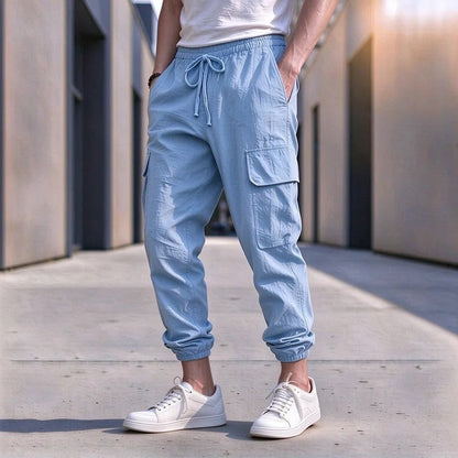 Miles Men's Relaxed Cargo Jogger Pants