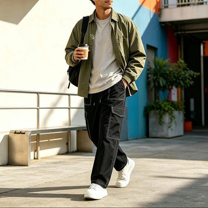 Miles Men's Relaxed Cargo Pocket Pants