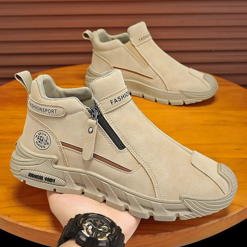 Miles Zip High-Top Sport Sneakers