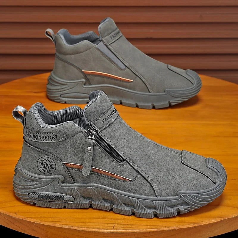 Miles Zip High-Top Sport Sneakers