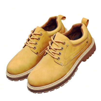 Natalia Rugged Lace-Up Work Shoes