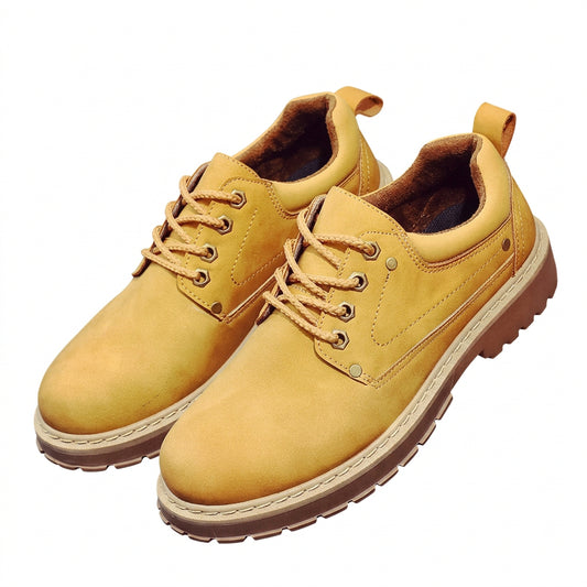 Natalia Rugged Lace-Up Work Shoes