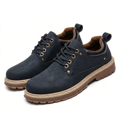 Natalia Rugged Lace-Up Work Shoes