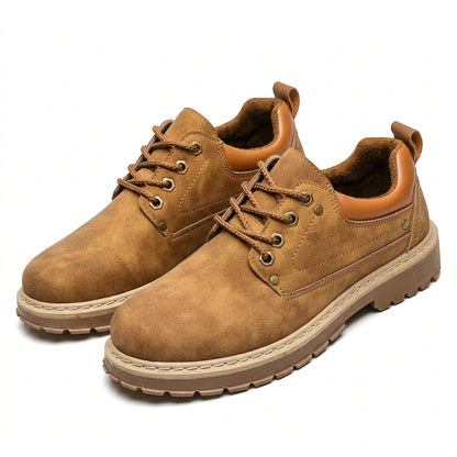 Natalia Rugged Lace-Up Work Shoes