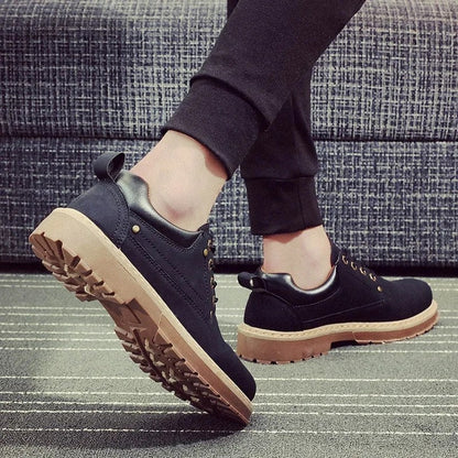 Natalia Rugged Lace-Up Work Shoes