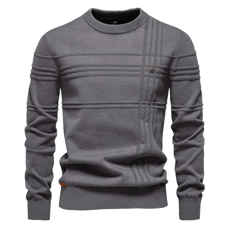 Nicholas Textured Crewneck Knit Sweater
