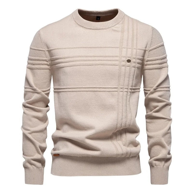 Nicholas Textured Crewneck Knit Sweater