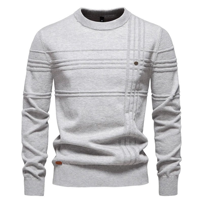 Nicholas Textured Crewneck Knit Sweater