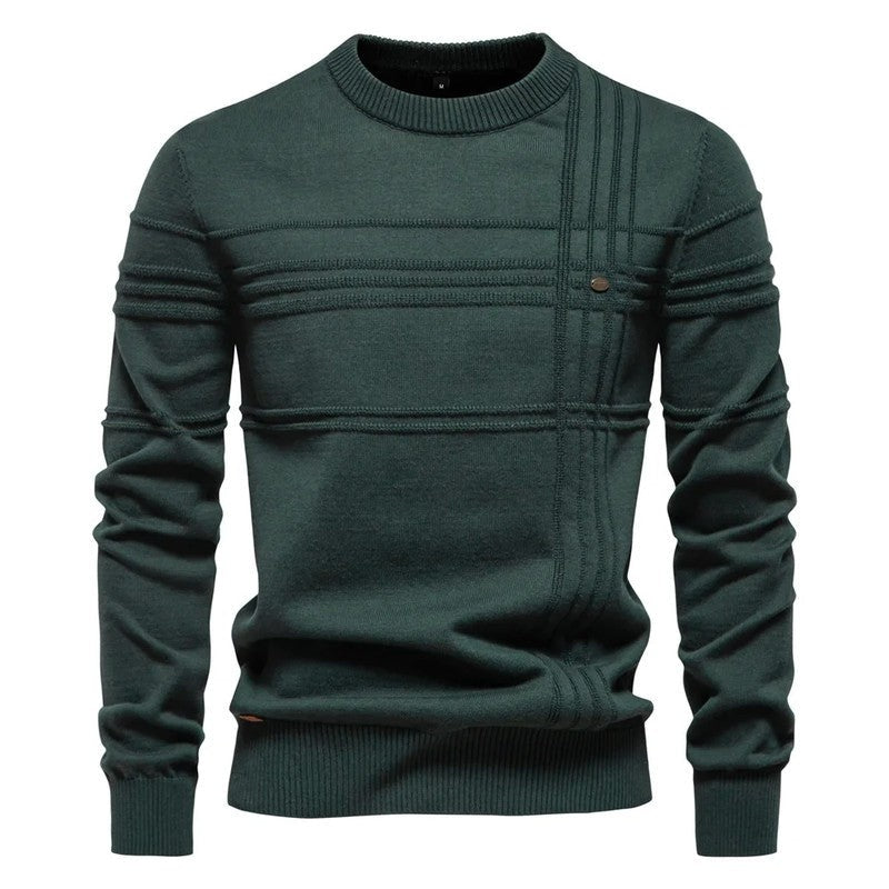 Nicholas Textured Crewneck Knit Sweater