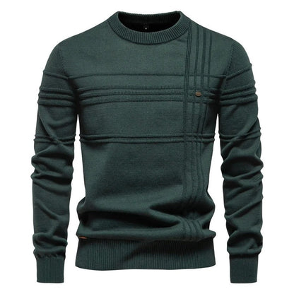 Nicholas Textured Crewneck Knit Sweater