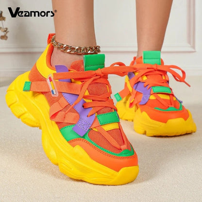 Nina Women's Chunky Platform Running Sneakers