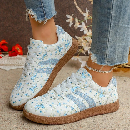 Nina Women's Floral Low-Top Casual Sneakers