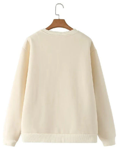 Nina Women's Relaxed Fleece Crewneck Sweatshirt