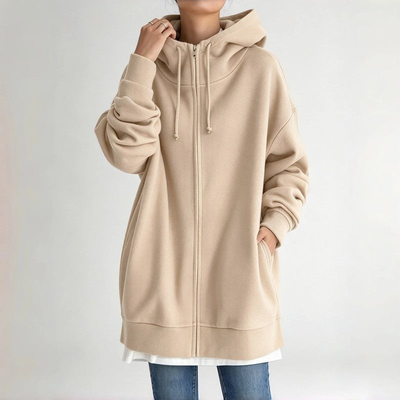Nina Women's Relaxed Zip Hoodie Jacket