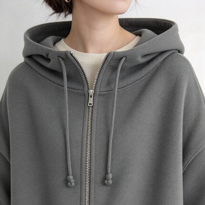 Nina Women's Relaxed Zip Hoodie Jacket