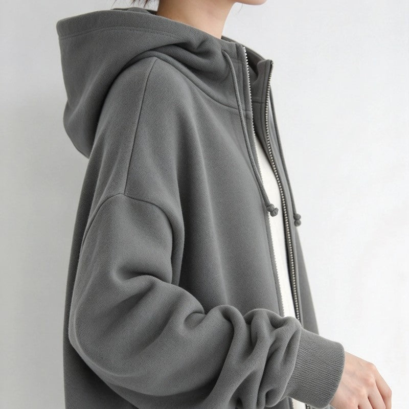 Nina Women's Relaxed Zip Hoodie Jacket